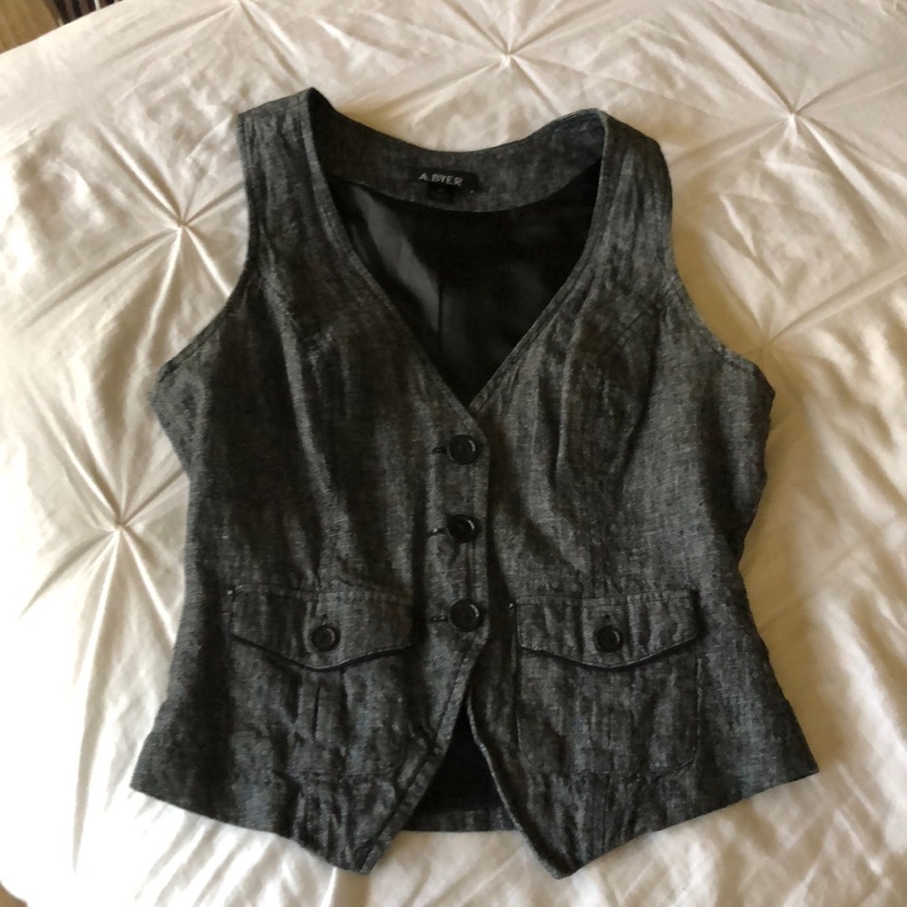 A.BYER Grey Vest